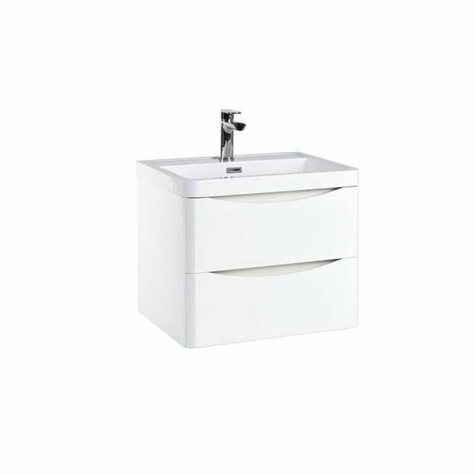 Bella 600 Wall Cabinet in White - Scudo