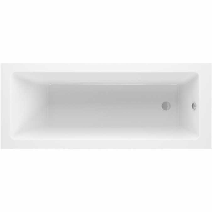 Hook Square 1500 x 700mm Single Ended Bath & Legs