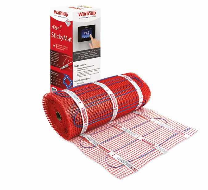 Warmup StickyMat Electric Underfloor Heating 150w 15m2