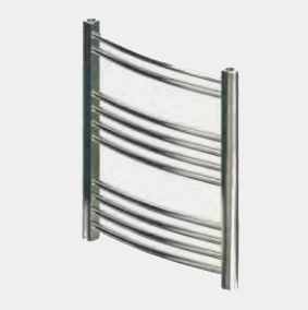 Eastbrook Wendover 600 x 500mm Chrome Curved Towel Radiator