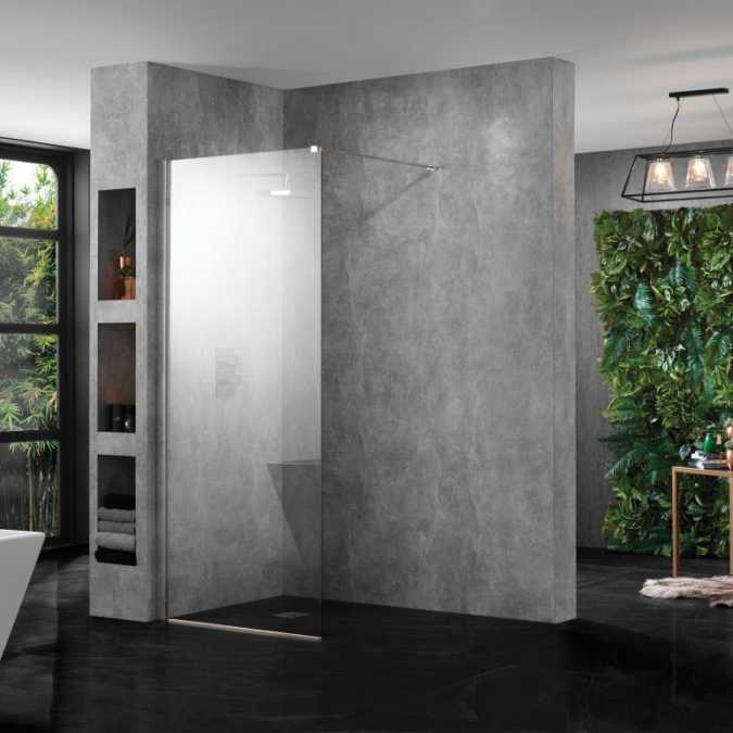 Aquadart 900mm Wetroom 10 Shower Screen