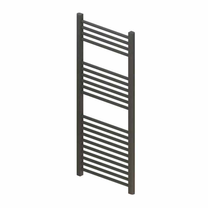 Eastbrook Wingrave 1200 x 500mm Matt Anthracite Towel Radiator