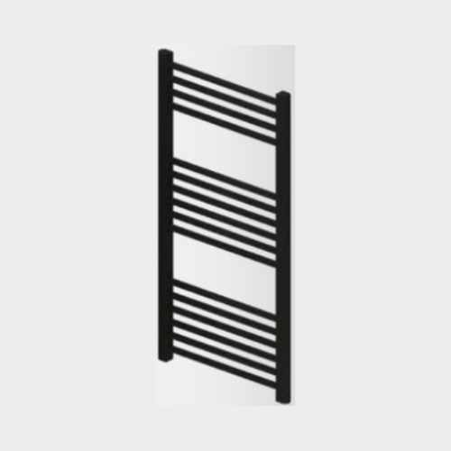 Eastbrook Wingrave 1000 x 500 Matt Black Towel Radiator