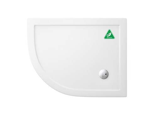 Zamori Anti-Slip Offset Quadrant - 1000 x 800 - Left Hand Shower Tray - Z1199A 