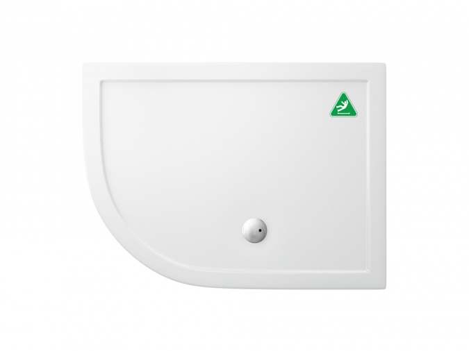 Zamori Anti-Slip Offset Quadrant - 1200  x 900 - Left Hand Shower Tray - Z1203A