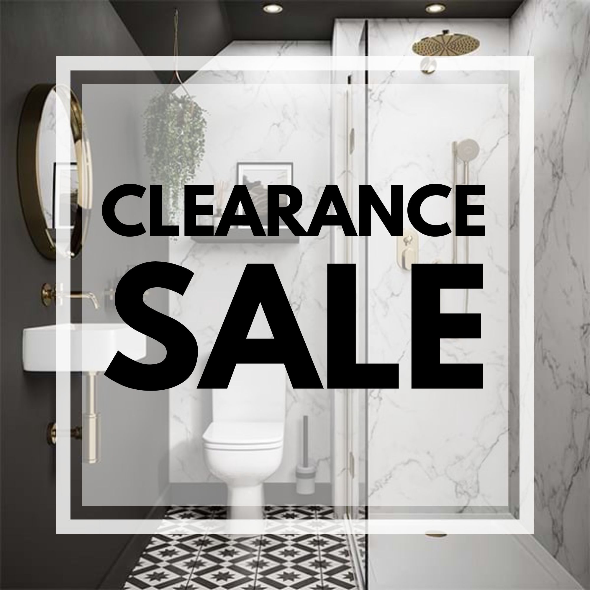 bathroom clearance