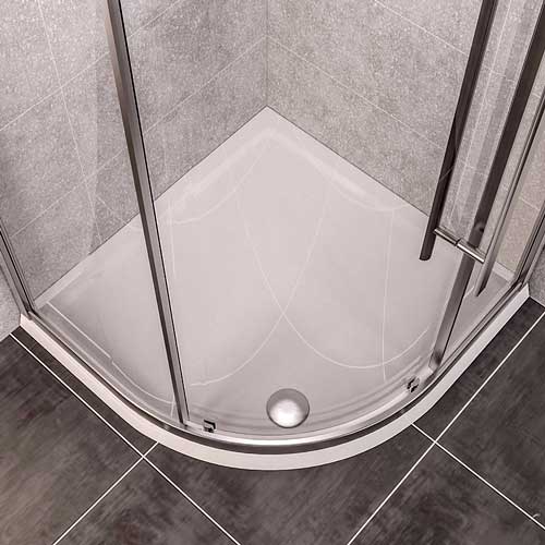 Quadrant shower trays