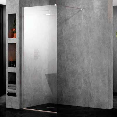 Walk-in shower enclosures