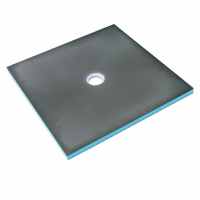 wedi Fundo Ligno Floor Level Shower Tray Central Drain - 1500 x 1500mm