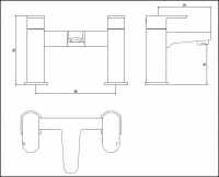 Galston Mono Basin Tap & Push Waste - Highlife Bathrooms