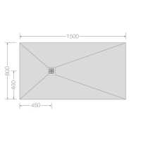 Jackoboard Tileable Shower Tray With Integrated Drainage 1800 x 900mm