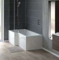 Tissino Lorenzo Reinforced Shower Bath LH - 1700 x 700mm