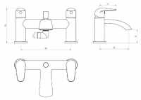 Linton Bath Shower Mixer Tap - Highlife Bathrooms