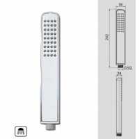 C-Spray White Shower Head - Handset