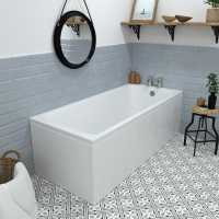 Beaufort Rockall 1800 x 800mm Single Ended Bath