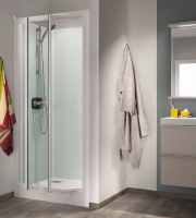 Kinedo Kineprime Recessed Saloon Door 800x800mm Shower Pod