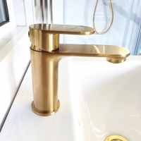 Niagara Albury Brushed Brass Bath Shower Filler Tap