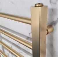 Scudo Vibe 1200 x 500 Brushed Brass Towel Radiator