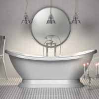 Burlington Avantgarde - Traditional Back to Wall Bath - 1690mm