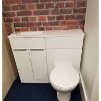 Campbell 600mm 2 Drawer Floor Standing Basin Unit (No Top) - Latte