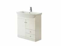 Elation Ikoma 750mm Bathroom Vanity Unit & Basin - Gloss White