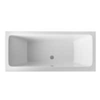 Asselby Square Double Ended Bath - 1700 x 700mm - NBA509 - Nuie