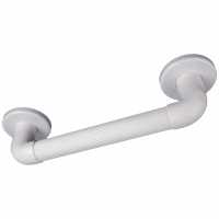 Plastic Fluted Grab Rail 12inch / 300mm - White - Euro Showers