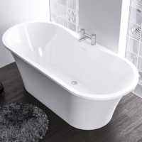 Beaufort Margravine White Freestanding Bath 1660 x 730mm