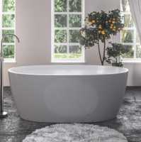 Beaufort Wandsworth Grey Freestanding Bath 1495 x 725mm