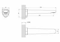 Observe Deck Mounted Infrared Sensor Tap 1/2" Mains - Comap