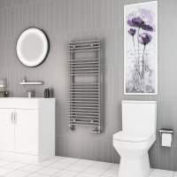 Eastbrook Biava Chrome Tube On Tube Towel Rail 1200mm x 500mm 