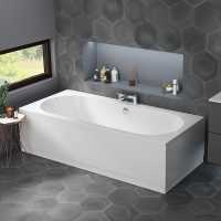 Beaufort Biscay 1800 x 800mm Beauforte Reinforced Double Ended Bath