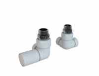 Eastbrook Corner Radiator Valves - Anthracite - Pair