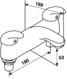 Francis Pegler Signia Bath Taps - Pair 