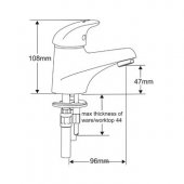 Francis Pegler Haze Basin Taps - Pair