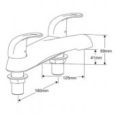 Sagittarius Axis Bath Filler Tap