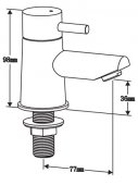 Francis Pegler Ebro SL Monobloc Basin Mixer Tap