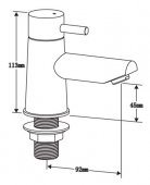 Sagittarius Avant Bath Filler Tap