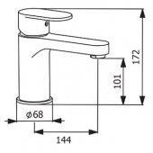 Francis Pegler Strata Bath Taps Pair