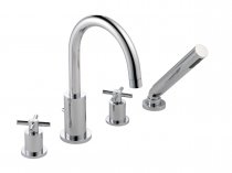 Francis Pegler Xia Four Hole Bath Shower Mixer Tap - End Of Line