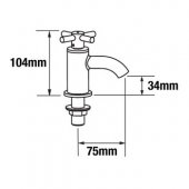 Francis Pegler Waterfall Bath Filler Tap 