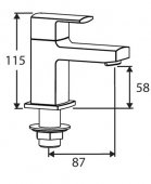 Francis Pegler Lamina Bath Shower Mixer Tap