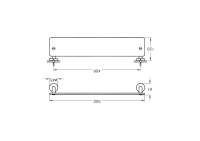 S7 Chrome 630mm Towel Rail - Origins Living