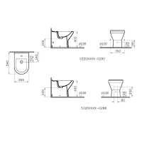 VitrA S20 Wall Hung Bidet