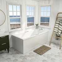 Beaufort Portland 1500 x 700mm Single Ended Bath with Grips