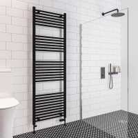 Eastbrook Wingrave 800 x 400 Curved Chrome Towel Radiator