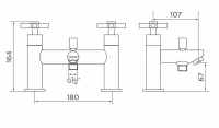 Niagara Camden Bath Shower Mixer Tap