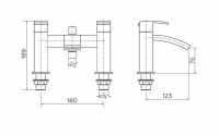 Niagara Finchley Bath Shower Mixer Tap