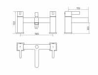 Niagara Pimlico Bath Shower Mixer Tap