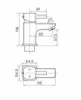 Venetian Cloakroom Basin Mixer